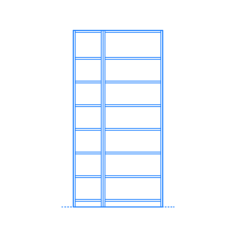 Furniture Bookcases Ikea Billy Bookcase Combination Pair Icon Svg Vector, Free Vectors File